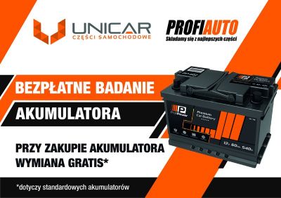 Akumulatory Ełk - promocja Unicar